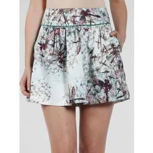 Ted Baker Dragonfly Silk Skirt